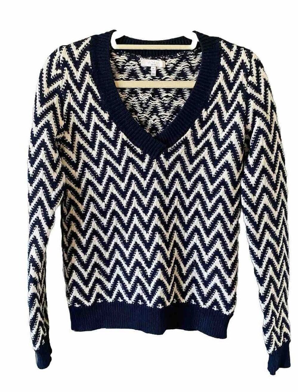 Adam Lippes Sweater Womens Size Medium Wool Cotton Knit Pullover Preppy Designer